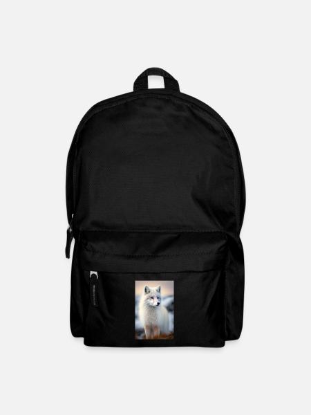 Polarfuchs - Rucksack - Schwarz
