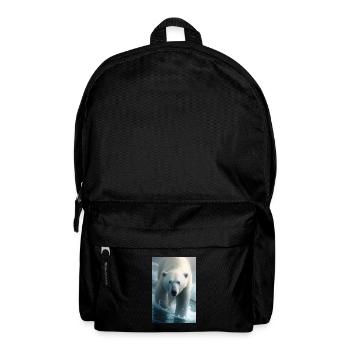 Polar bear - Backpack - black - Front