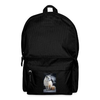 Arctic fox - Backpack - black - Front