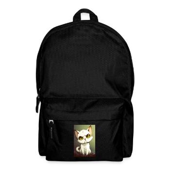Drôle de chat - Sac à dos - noir - Devant