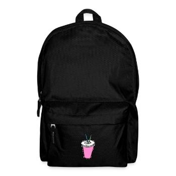 Milchshake Zeichnung - Rucksack - Schwarz - Vorne
