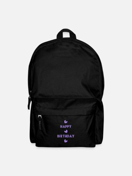 HAPPY BIRTHDAY. JOYEUX ANNIVERSAIRE. ANNIVERSAIRE. - Sac à dos - noir
