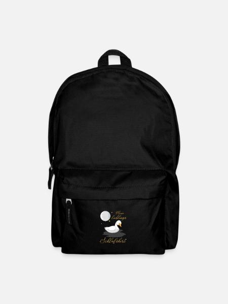 Mein lieblings Schlafshirt Enten Mond - Rucksack - Schwarz