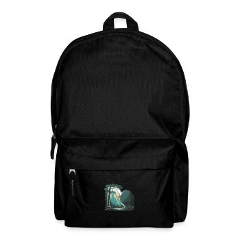 Bouldering is My Therapy – Klettern in der Natur - Rucksack - Schwarz - Vorne