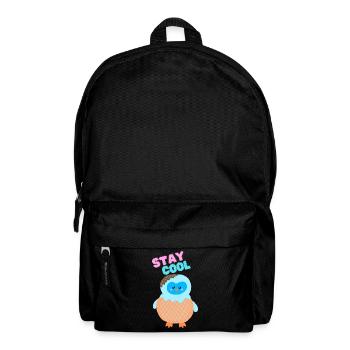 Stay cool Eiscreme Pingu - Rucksack - Schwarz - Vorne