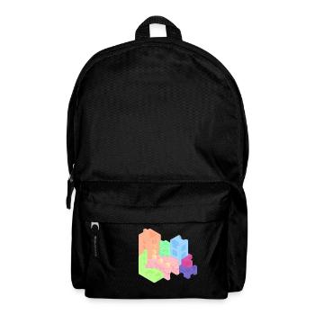 Moderne Stadt - future this way - Rucksack - Schwarz - Vorne
