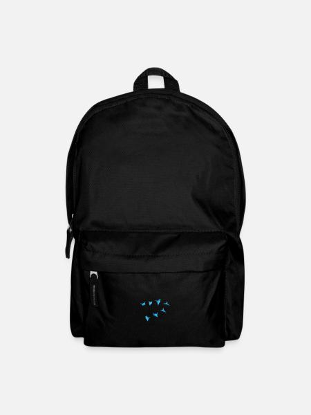 Bird origami - Backpack - black