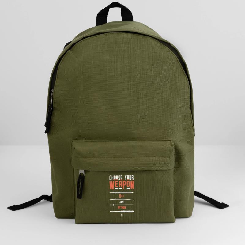 Programmer Developer - Choose Your Weapon Backpack