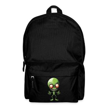 Green Alien : Tête géante de l’espace - Sac à dos - noir - Devant