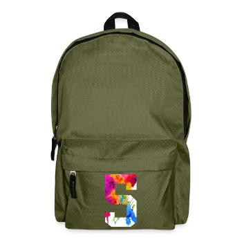 NUMBER 5 YEARS OLD 5TH BIRTHDAY - Backpack - olive green - Front