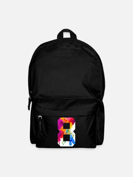 NUMMER 8 JAHRE ALT 8. GEBURTSTAG - Rucksack - Schwarz