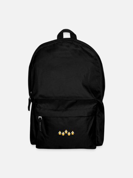 Singing Christmas angels - cute angels - Backpack - black