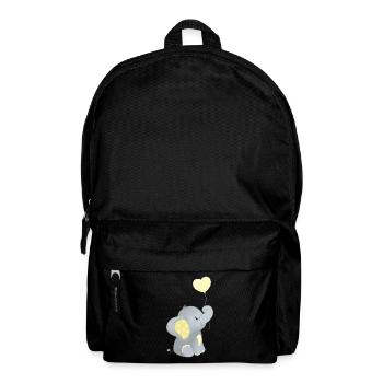 Baby Elephant Drôle De T-shirt Doux Idée Cadeau - Sac à dos - noir - Devant