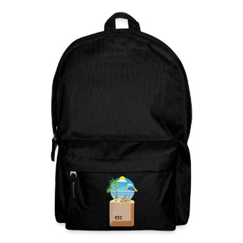 Vacances du bureau - Sac à dos - noir - Devant