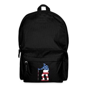 Hiker Us Flag Hiking - Backpack - black - Front