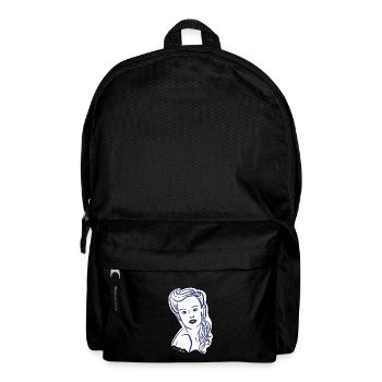 40s / Woman Portrait / Women's Power / minavi - Backpack - black - Front