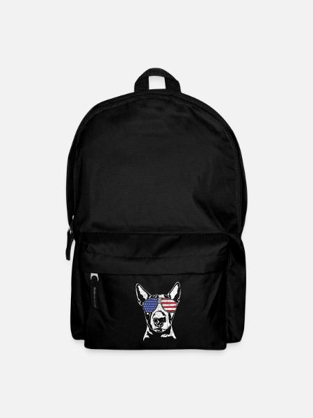 BULLTERRIER Amerika Fahne Hunde Wilsigns - Rucksack - Schwarz