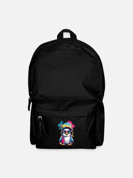 Cool Penguin - Backpack - black