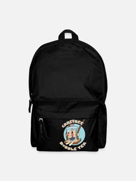 Sorgloser Bubble Tea - Rucksack - Schwarz
