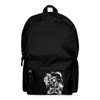 GRAFFITI BOMBARDIER - Comic Design shirt Cartoon Manga - Sac à dos - noir - Devant