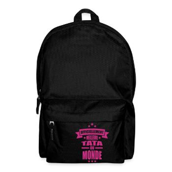 officiellement meilleure tata du monde - Sac à dos - noir - Devant