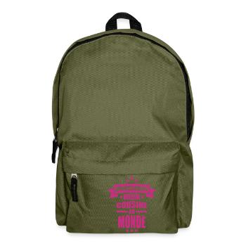 officiellement meilleure cousine du monde - Sac à dos - vert olive - Devant