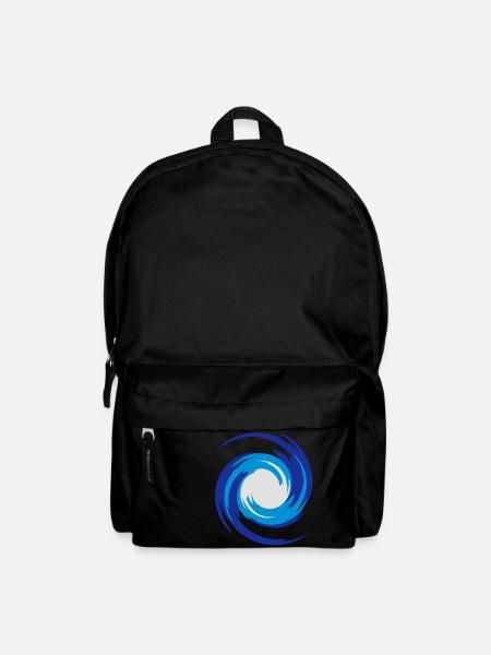 swirls - Rucksack - Schwarz