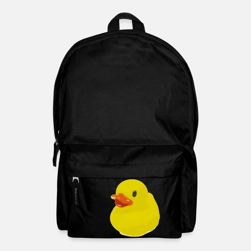 Ente, Badeente, Duck, Rubber Ducky - Rucksack - Schwarz