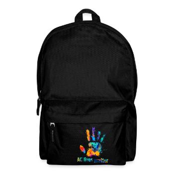 all lives matter - Backpack - black - Front