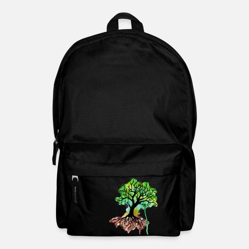tree - Backpack - black