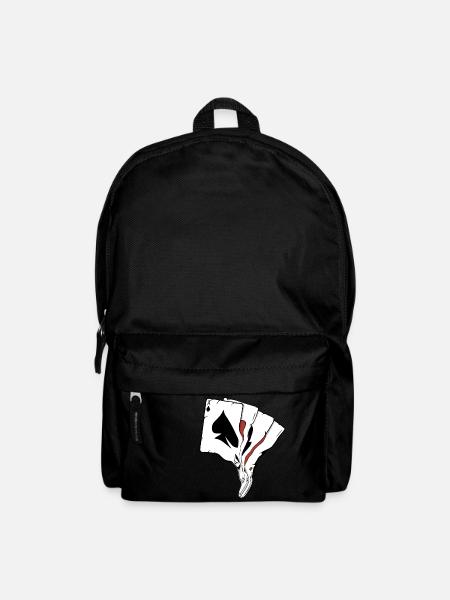 Karten - Rucksack - Schwarz