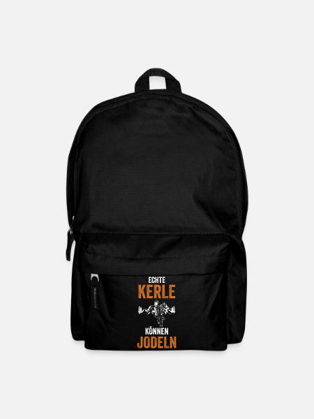 Jodler Jodelmusik Jodelgesang - Rucksack - Schwarz