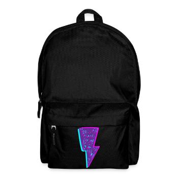 Rayon néon psychédélique - Sac à dos - noir - Devant