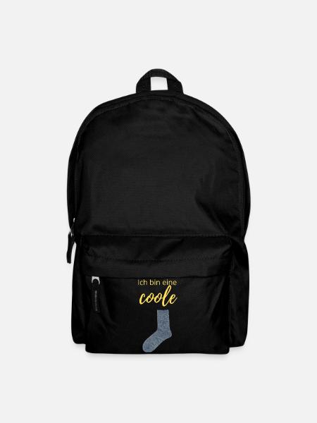coole Socke - Rucksack - Schwarz