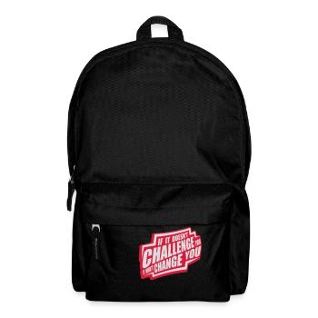 Workout Fitness Motivation Quote - Backpack - black - Front