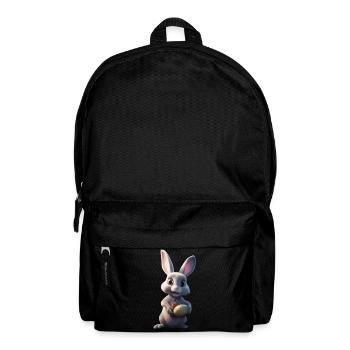 Passover bunny too cute! - Backpack - black - Front