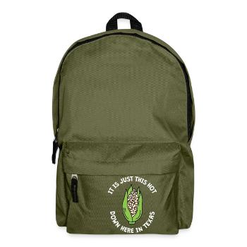 Texas Weather Popcorn Design pour les fiers Texans - Sac à dos - vert olive - Devant