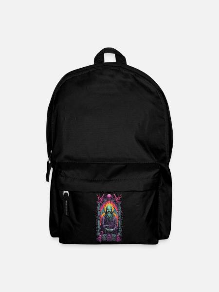 Cthulhu gothique monstre occulte horreur Design - Sac à dos - noir