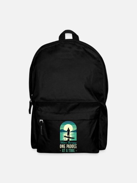 SUP Wassersport Paddelbrett Yoga Sup Pop - Rucksack - Schwarz