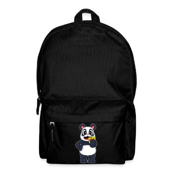 Panda Poker Pokerkarten - Rucksack - Schwarz - Vorne