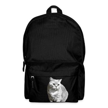 British Shorthair Chat Blanc Chat Chat Blanc Chaton - Sac à dos - noir - Devant
