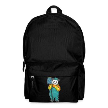 Panda Reinigungskraft Wischmop Reinigung - Rucksack - Schwarz - Vorne