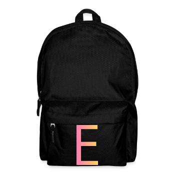 E - Rucksack - Schwarz - Vorne