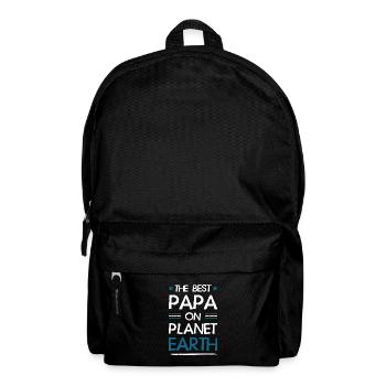 Bester Papa Zitat Dad Vatertag - Rucksack - Schwarz - Vorne