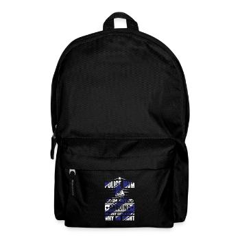 Polizei Polizist Polizeibeamte - Rucksack - Schwarz - Vorne