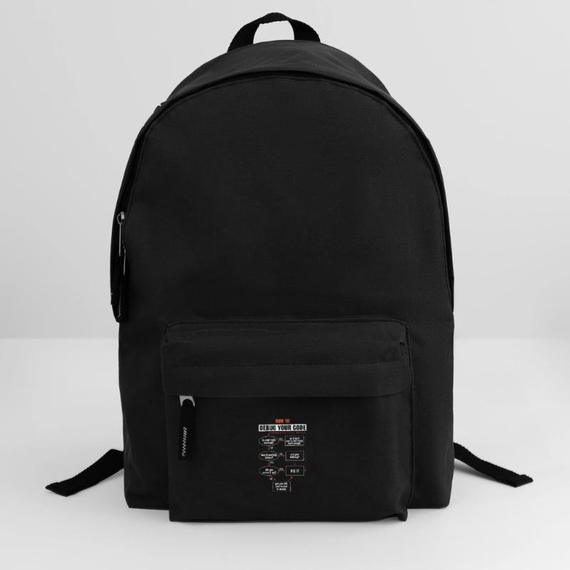 "So debuggen Sie Ihren Code" Funny Programmer Coding Rucksack