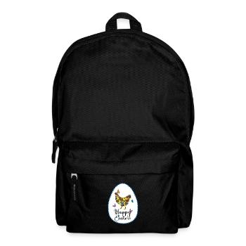 Colorful hen - Backpack - black - Front