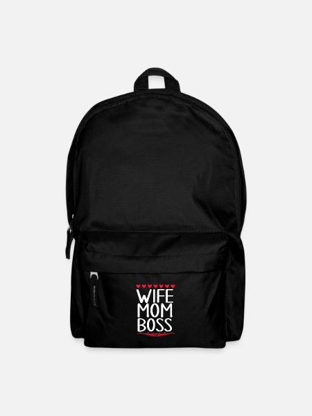 Mom Mother's Day Gift Idea Pregnant - Backpack - black