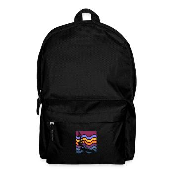Surfen Strand Surfer Surfen Sommer Meer Liebhaber - Rucksack - Schwarz - Vorne
