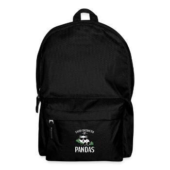 Panda Outfit Pandabär Liebhaber - Rucksack - Schwarz - Vorne